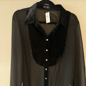 GAP Black Blouse